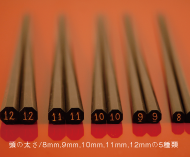 頭の太さ/8mm,9mm,10mm,11mm,12mmの5種類